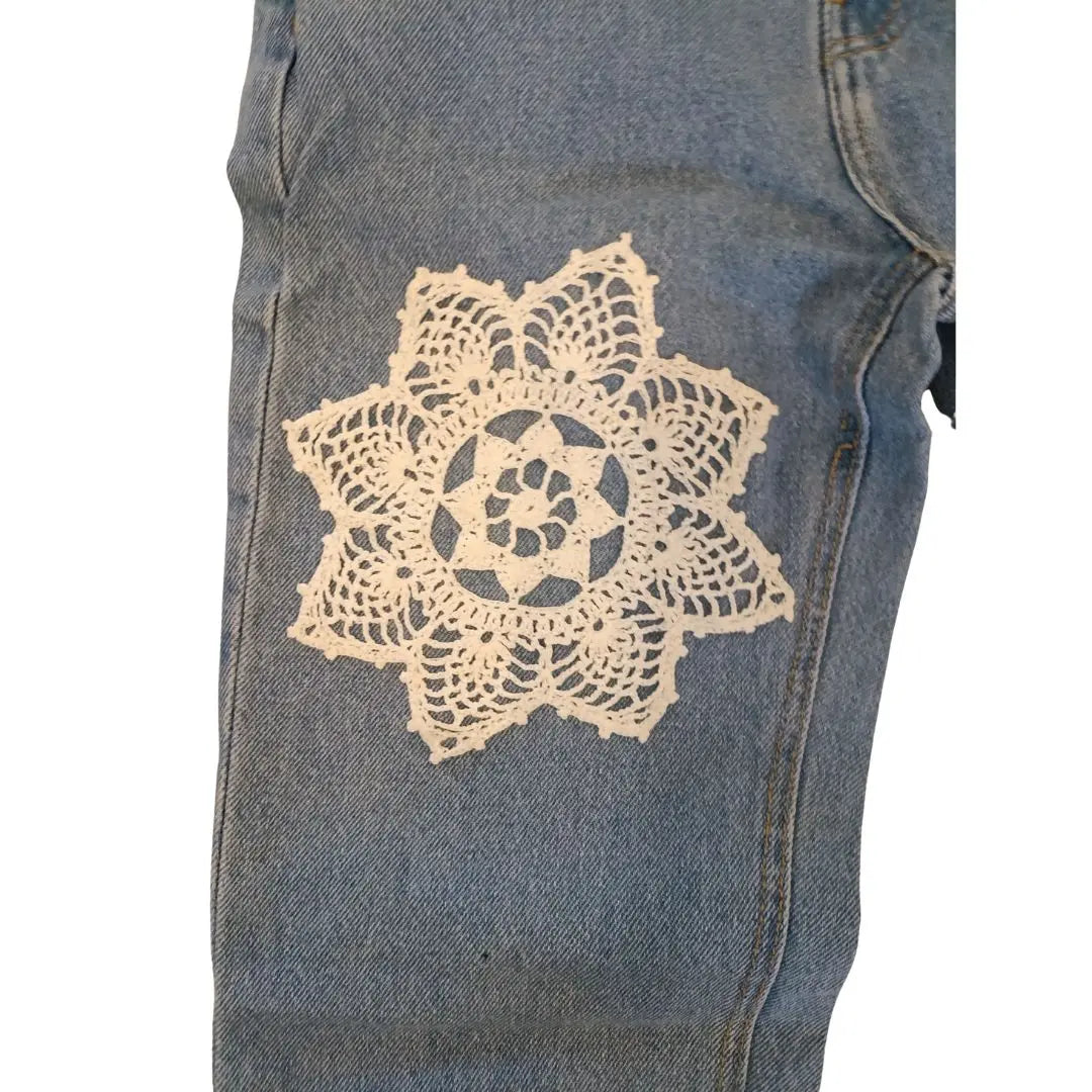 Jean Droit Rosace - Enfant - Yolita Creations