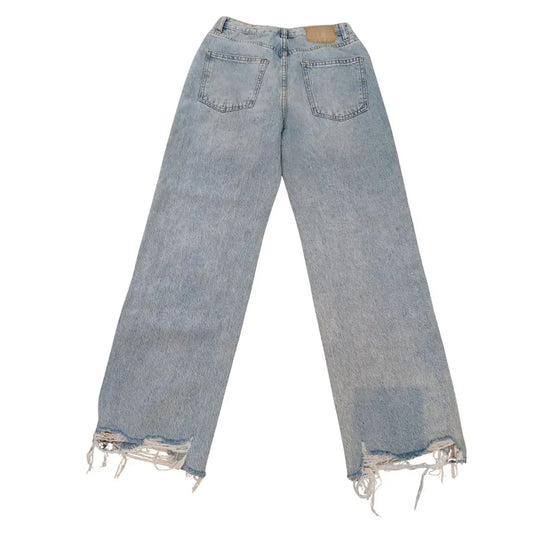 Jean Mom boutons colorés - Yolita Creations