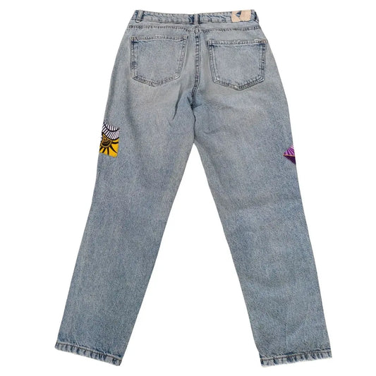 Jean Mom tissu Wax - Yolita Creations