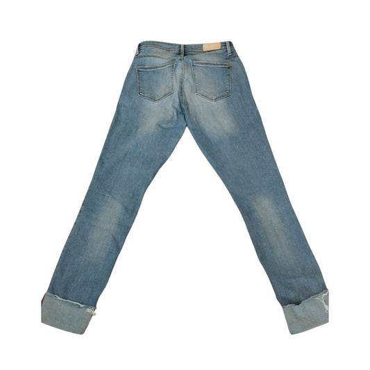 Jean pour femme Bleu - Imprimé Attrape-rêves - Yolita creations