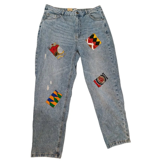Jean Mom Ethnic Touch - Yolita Creations