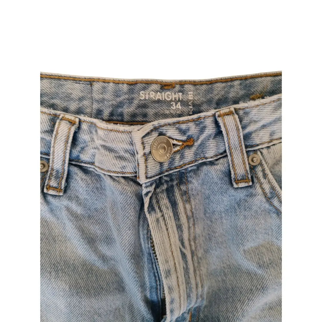 Jean Mom boutons colorés - Yolita Creations